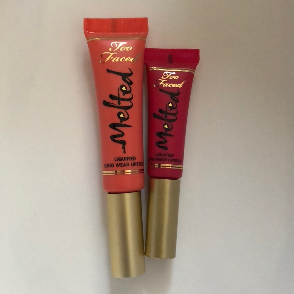 Set of too faced melted lipstick